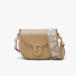 [Pre Order]-Marc Jacobs The Covered J Medium Marc Saddle Bag (Camel)