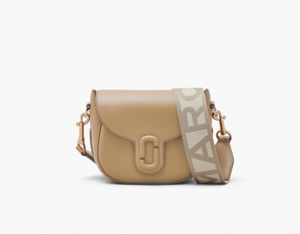 [Pre Order]-Marc Jacobs The Covered J Medium Marc Saddle Bag (Camel)