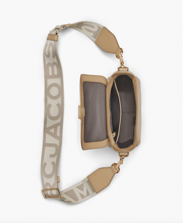 [Pre Order]-Marc Jacobs The Covered J Medium Marc Saddle Bag (Camel) - Image 6