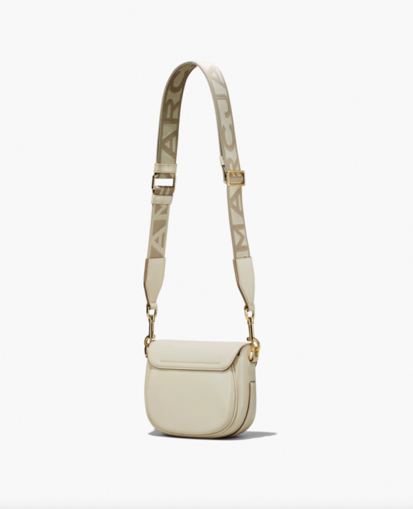 Marc Jacobs The Covered J Medium Marc Saddle Bag (Cloud White) - Image 5