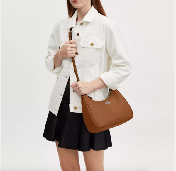 Coach Teri Hobo Bag(Light Saddle) - Image 4