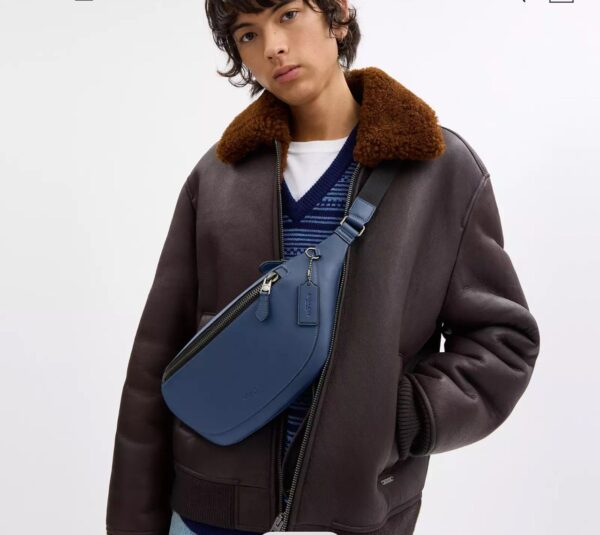 [Pre-Order] - Coach Warren Belt Bag(Deep Blue) - Image 2