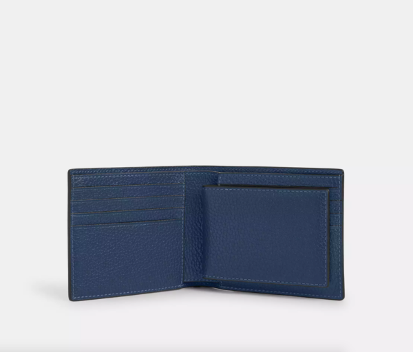 Coach 3 In 1 Wallet (Deep Blue) - Image 3