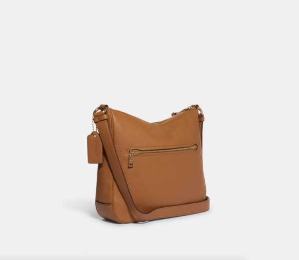 Coach Ellie File Bag (Light Saddle) - Image 3