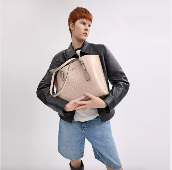 Coach Mollie Tote Bag (Stone) - Image 4