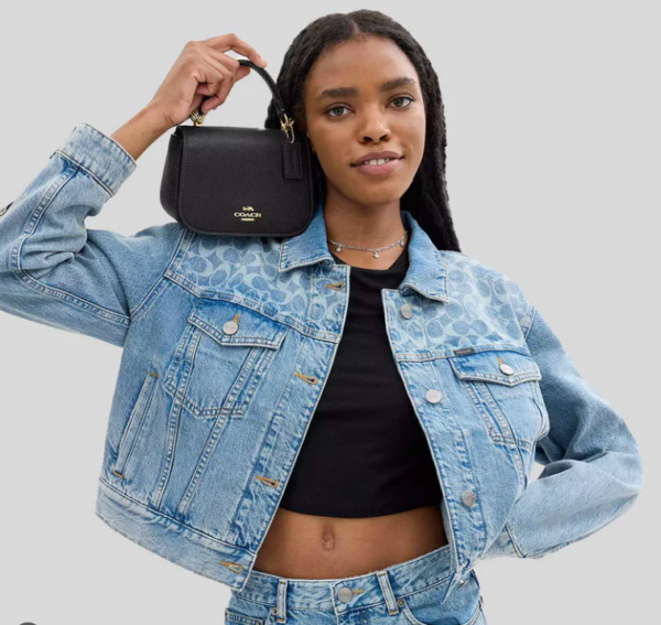 Coach Lysa Top Handle Bag (Black) - Image 2