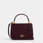Coach Lysa Top Handle Bag (Merlot)