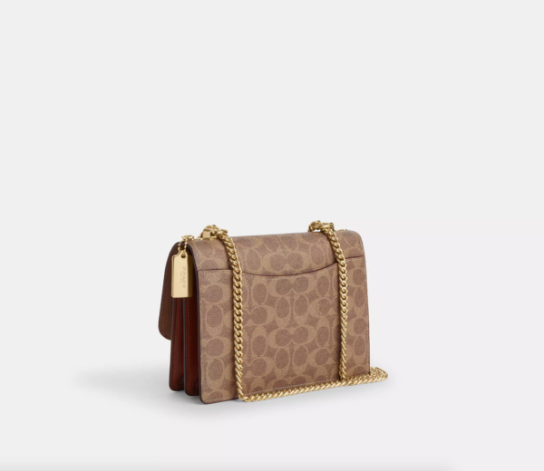 [Pre Order]- Coach Klare Crossbody Bag In Signature Canvas With Rose Print (Tan Multi) - Image 5