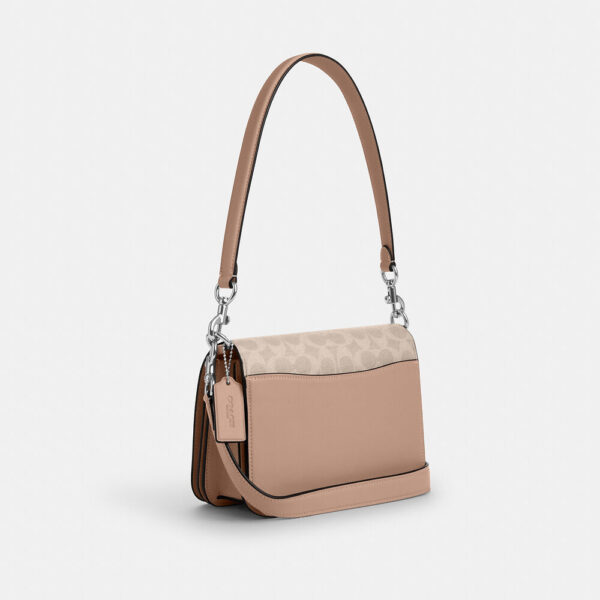 Coach Quinn Bag In Signature Canvas (Sand Taupe) - Image 5