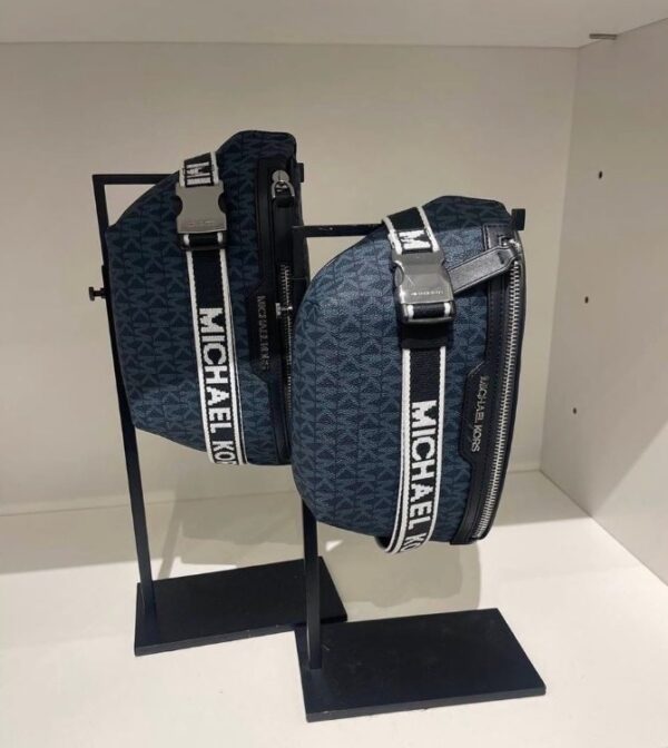 Michael Kors Cooper Mini Logo Belt Bag (Admiral/Blue)