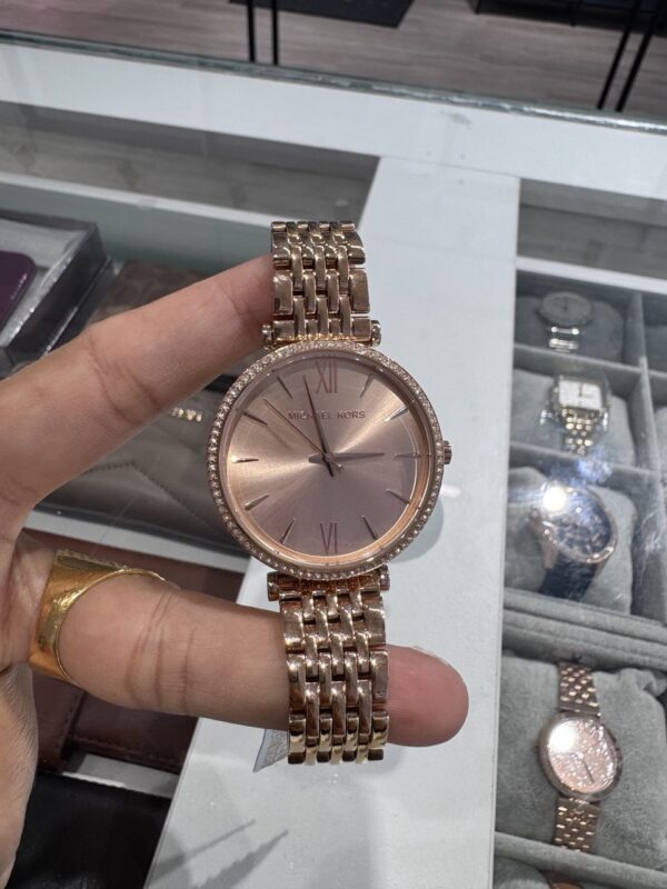Michael Kors Analog Women's Watch Gold Plated Metal Bracelet(MK4421) - Image 2