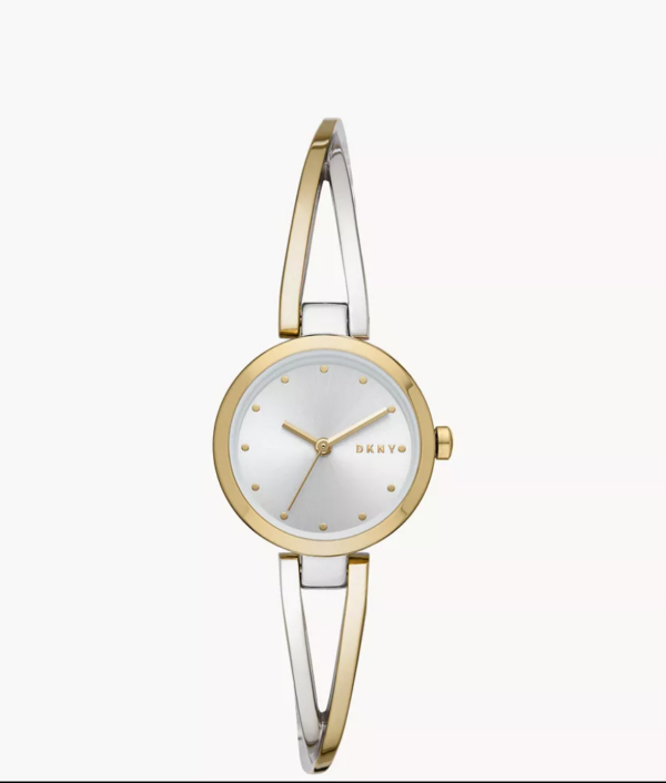 DKNY Women's Crosswalk Three-Hand Two-Tone Stainless Steel Watch (NY2790)