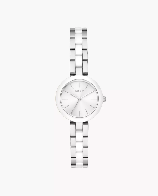 DKNY City Link Three-Hand Stainless Steel Watch (NY2910)
