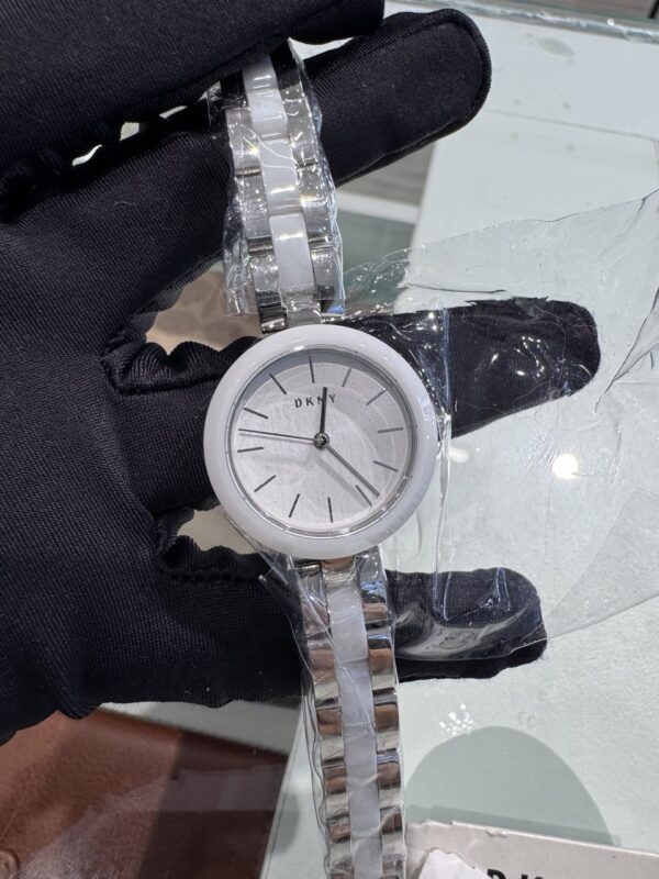 DKNY City Link Three-Hand Stainless Steel Watch (NY2910) - Image 2