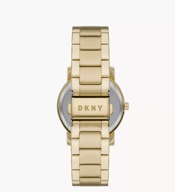 DKNY Soho Three-Hand Gold-Tone Stainless Steel Watch (NY2969) - Image 3