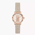 DKNY Soho Three-Hand Nude Fabric Watch (NY6673) NEW YEAR OFFER