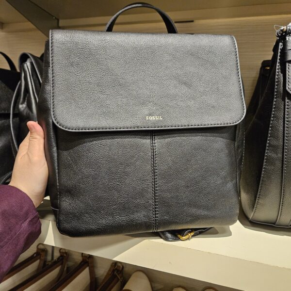 [Pre Order]- Fossil Claire Backpack (Black)