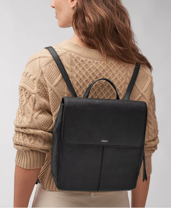 [Pre Order]- Fossil Claire Backpack (Black) - Image 2