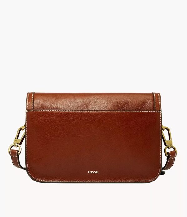 Fossil Ainsley Flap Crossbody (Medium Brown) - Image 3