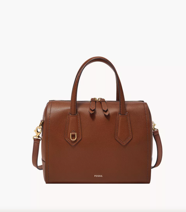 Fossil Wren Satchel (Medium Brown)