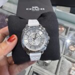 Coach Boyfriend Women's Watch in (White)