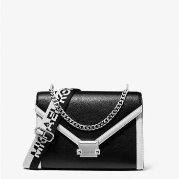 Michael Kors Whitney Medium Two-Tone Shoulder Bag (Black Combo)