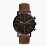 Fossil Luther Chronograph Brown Leather Watch (BQ2461)