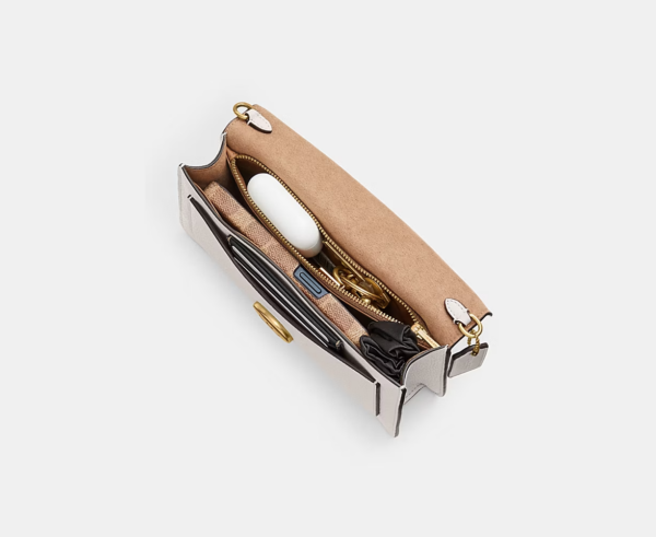 [Pre Order]- Coach Tabby Chain Clutch (Chalk) - Boutique Collection - Image 3
