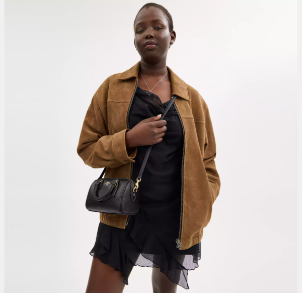 Coach Mini Rowan Crossbody Bag (Black) - Image 3