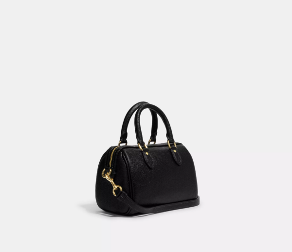 Coach Mini Rowan Crossbody Bag (Black) - Image 2
