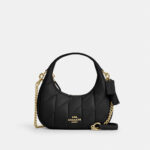 Coach Carmen Mini Crossbody Bag With Quilting (Black)