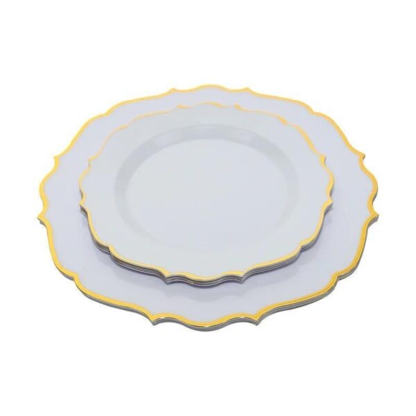 Eppibox X Sarah Shaber Premium 175 pcs Disposable Tableware Set (Gold) - EARLY BIRD - Image 4
