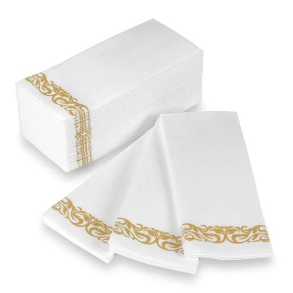 Eppibox X Sarah Shaber Premium 175 pcs Disposable Tableware Set (Gold) - EARLY BIRD - Image 5