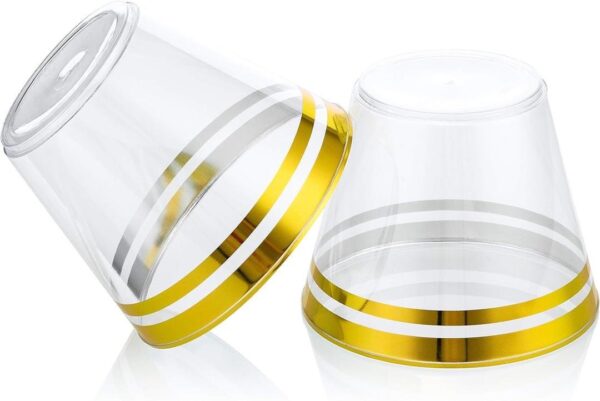 Eppibox X Sarah Shaber Premium 175 pcs Disposable Tableware Set (Gold) - EARLY BIRD - Image 6