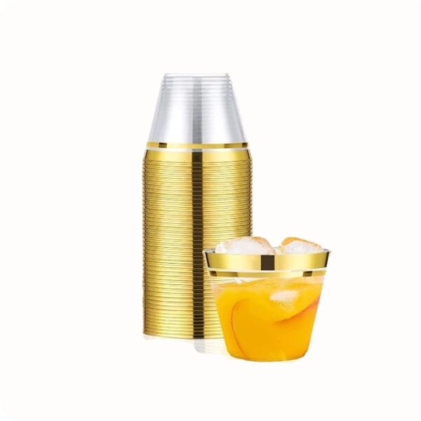 Eppibox X Sarah Shaber Premium 175 pcs Disposable Tableware Set (Gold) - EARLY BIRD - Image 8