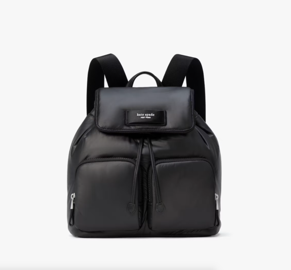 Kate Spade Puffed Backpack (Black) - Boutique Collection