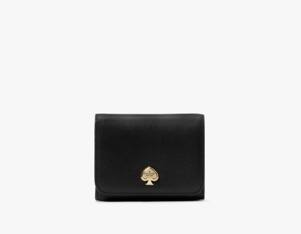 [Pre Order]- Kate Spade Kayla Small L-Zip Wallet (Black)