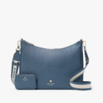 Kate Spade Emma Pebbled Leather Large Crossbody (Bluestone)