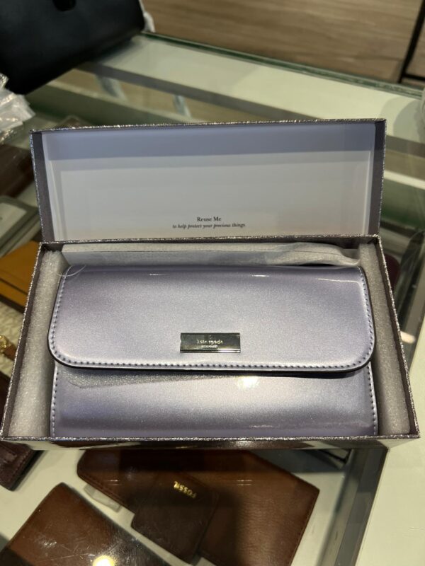 Kate Spade Kenzie Boxed Medium Flap Wristlet (Candied Flower)