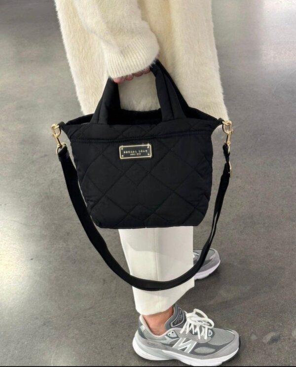 Marc Jacobs Quilted Nylon Mini Tote (Black) - Image 2