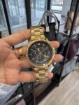 Michael Kors Theroux Chronograph Gold Tone Stainless Steel Men’s Watch (MK8642)