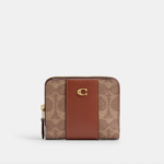 Coach Billfold Wallet In Colorblock Signature Canvas (Tan) Exclusive Boutique Collection