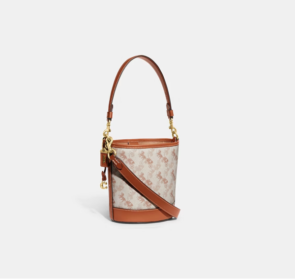 Coach Dakota Bucket 16 With Horse And Carriage (Vanilla) - Boutique Collection - Image 5