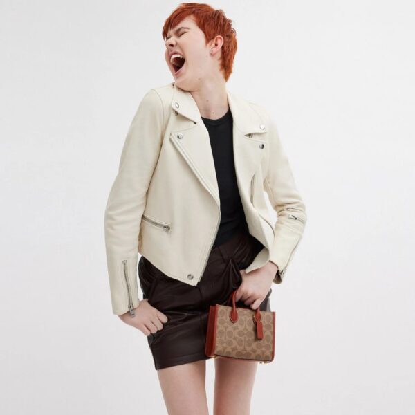 Coach Ace Tote Bag 17 In Signature (Tan Rust) - Boutique Collection - Image 3