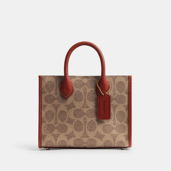 Coach Ace Tote Bag 17 In Signature (Tan Rust) - Boutique Collection