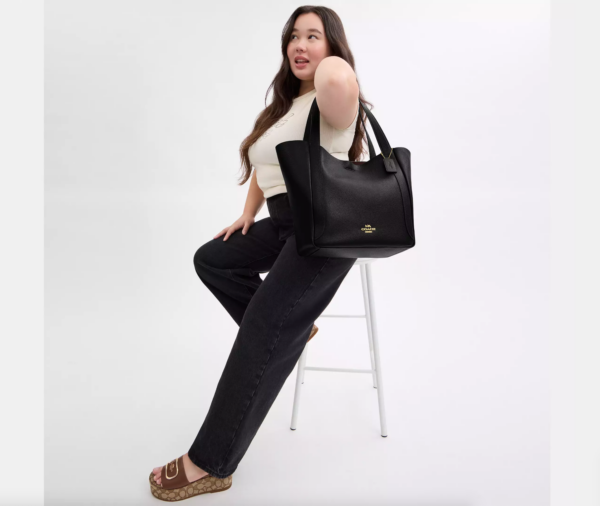 Coach Hadley Tote Bag (Black) - Image 2