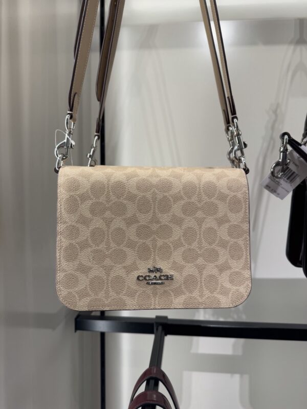 Coach Quinn Bag In Signature Canvas (Sand Taupe) - Image 8