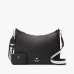 Kate Spade Emma Pebbled Leather Large Crossbody (Black)