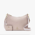 Kate Spade Emma Pebbled Leather Large Crossbody (Cozy Grey)