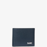Michael Kors Rivington Leather Wallet with Passcase (Navy)
